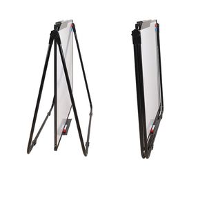 Pizarra Plegable de Doble Cara con Soporte Vertical Estable, Pizarra Blanca Ajustable para Reuniones de Oficina - Product Image 2