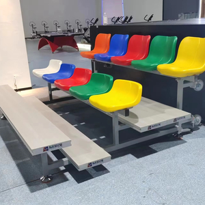 مقاعد استاد ثابتة بالجملة من البلاستيك للاستخدام الخارجي في التنس وكرة القدم وكرة السلة والصالات الرياضية - Product Image 2