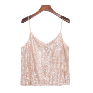 Camisola de lentejuelas de moda <span class=keywords><strong>española</strong></span> informal elegante de verano <span class=keywords><strong>para</strong></span> <span class=keywords><strong>mujer</strong></span> con <span class=keywords><strong>ropa</strong></span> de <span class=keywords><strong>mujer</strong></span> nueva camisa de lentejuelas de industria pesada <span class=keywords><strong>ropa</strong></span> exterior - Product Image 5