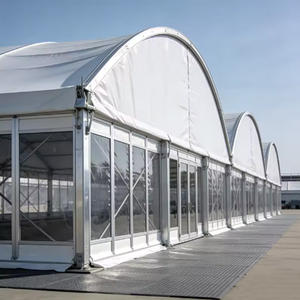 Tente <span class=keywords><strong>triangulaire</strong></span> blanche en PVC pour mariage, fête, événement, extérieur, gazebo – Dimensions variées (3x6m, 4x6m, 5x12m, 6x12m, 7x21m, 8x15m, 9x12m) – Longueurs disponibles : 10m, 15m, 20m, 30m - Product Image 4