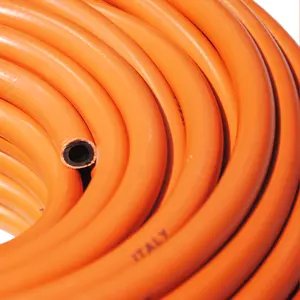 JG Orange Linh Hoạt PVC LPG Gas Hose Ống Áp Suất Thấp Propane Gas Cylinder Hose Sử Dụng Nhà LPG Bếp Gas Hose