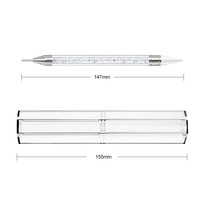 Fourniture d'usine acrylique ongles amovible Double tête cristal Point perceuse outil de manucure avec outil de manucure avec Nylon