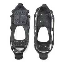Crampons antidérapants pour chaussures/bottes, crampons à glace, crampons à neige, 24 pointes en acier