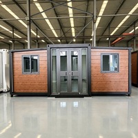 Villa Prefab Mewah 40ft 20ft 2 3 4 5 Kamar Tidur Rumah Kontainer Lipat Ekspansiabel Portabel Rumah Mungil Mobile