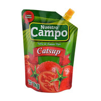 Op maat gemaakte hittebestendige zakken van meerlaags folie-gelamineerd plastic, capaciteit 100g-5kg, geschikt voor hete vulling tot 95°C ° C-vormige zak voor tomatensaus