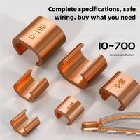 Connecteurs de câbles en cuivre de type C à haute conductivité, résistance à la corrosion, indice de protection IP68, certifiés CE pour les applications de mise à la terre