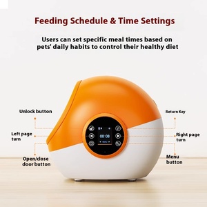 <span class=keywords><strong>Distributeur</strong></span> automatique intelligent pour animaux <span class=keywords><strong>de</strong></span> compagnie Capteurs <span class=keywords><strong>de</strong></span> collier d'alimentation pour chat 4 modes d'alimentation Fonctionnalités d'enregistreur vocal chronométré pour chien ovale - Product Image 3