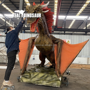 Modelo de dragón occidental animatronic de dinosaurio realista personalizado para Parque - Product Image 5