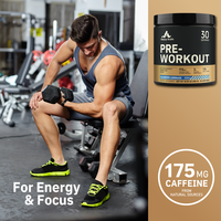 Poudre pré-entraînement Elloway Health OEM en marque privée 300g Créatine monohydrate Bêta-alanine pour la croissance musculaire et l'énergie des adultes