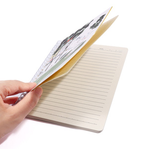 Cuaderno Espiral <span class=keywords><strong>de</strong></span> Papel Beige <span class=keywords><strong>de</strong></span> Calidad, 70 g/m², 60 Hojas, 120 Páginas, con Líneas, A5 B5, para Trabajo, Bocetos, Notas <span class=keywords><strong>de</strong></span> Estudio, <span class=keywords><strong>Viajes</strong></span> - Product Image 2