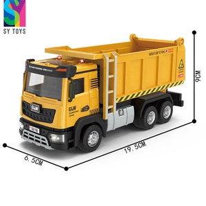 SY TOYS Modèle de véhicule de construction en métal moulé sous pression, camion benne, modèle en plastique à l'échelle 1:40 pour garçons et filles de 5 à 14 ans - Product Image 5