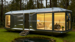 Casa Capsula Spaziale Moderna, Villa Prefabbricata, Casa Modulare Compatta, Casa Intelligente Portatile per Resort di Lusso, Hotel e Progetti di Campeggio - Product Image 6