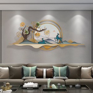 Nuovo Ornamento da <span class=keywords><strong>Parete</strong></span> in Ferro Battuto Stile Art Déco per Ingresso, Corridoio, Decorazione Murale di Lusso per Interni - Product Image 3