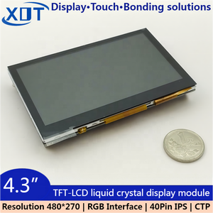 4,3 zoll 480*272 màn hình cảm ứng LCD SPI-schnitts Bảng điều khiển cảm ứng điện dung (CTP) - Product Image 2