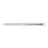 Vis à bois à tête fraisée en acier au carbone durable, classe 4, pointe acérée, finition zinguée/oxyde noir, filetage grossier