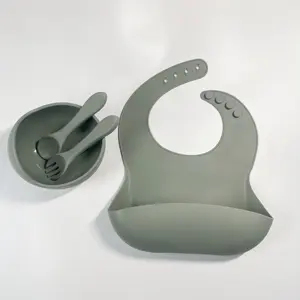 kitchen utensils set dinnerware powerful suction Bowls spoon fork bis 4 in 1 diner dish set