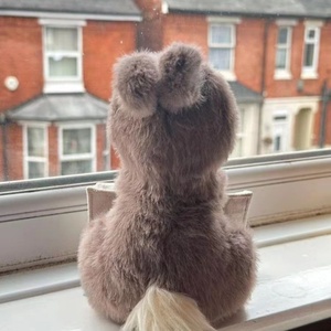 Peluche Lapin Personnalisée en Velours avec Enveloppe, <span class=keywords><strong>Jouet</strong></span> Anti-Stress en Coton PP, Cadeau Adorable <span class=keywords><strong>pour</strong></span> Bébés de 0 à 24 Mois - Product Image 3