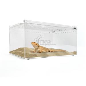 Özelleştirilmiş örümcek akrep boynuz kurbağa kertenkele şeffaf akrilik besleme kutusu tarama Pet sürüngen kafes - Product Image 2