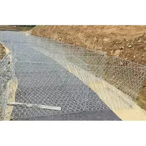 경사 보호를위한 4x1x1 Gabion 상자 철 와이어 메쉬