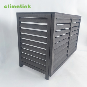 Couverture universelle de mini <span class=keywords><strong>pompe</strong></span> à <span class=keywords><strong>chaleur</strong></span> fendue de matériau de WPC couverture de climatiseur extérieur - Product Image 3