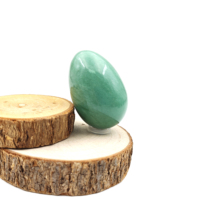 Ensemble d'œufs de yoni en aventurine verte naturelle, 3 pièces (S/M/L), percés avec cordon pour exercices de Kegel, bien-être vaginal, guérison par les cristaux