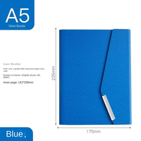 Haute qualité LOGO personnalisé A5 Business Notebook Gift Set Loose Leaf Buckle Hardcover Diary Notepad Office Gift Supplier