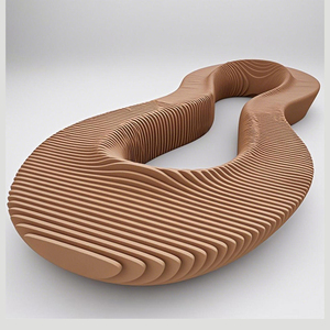 Custom FRP Planter Bench Combo Integrated Planter <b>Stool</b> Modern Outdoor Chair for Municipal Landscape Projects - Product Image 2