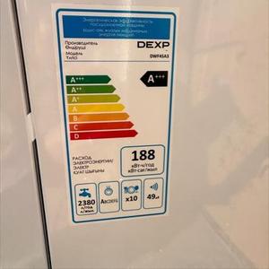 เครื่องล้างจานแบบตั้งโต๊ะ Dexp 10 ชุด ประหยัดพลังงานระดับ A รุ่นกะทัดรัดสำหรับใช้ในครัวเรือน - Product Image 3