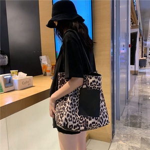 Sac fourre-tout vintage à bandoulière unique en toile pour femmes, grande capacité, fermeture éclair, écologique, décontracté - Product Image 4