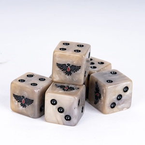 Faccub 16Mm 6 Sided Màu In <span class=keywords><strong>Made</strong></span> Logo Khắc Khắc Chơi Game Nhựa Tùy Chỉnh Xúc Xắc Cho Chiến Tranh 40 - Product Image 3