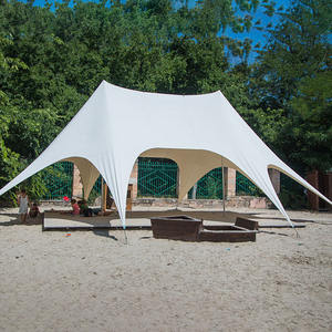 Tente en aluminium en forme d'étoile 10x15m pour événements extérieurs, fêtes, mariages, protection solaire, loisirs, salons professionnels - Product Image 5