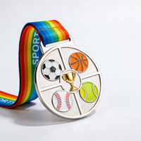Medallas Deportivas de Acero al por Mayor, Nuevo Tipo, Simples, Portátiles, con Logotipo Personalizado, para Ping Pong, Taekwondo