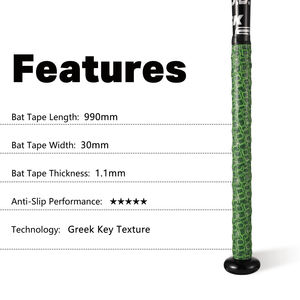 RTS 高品質 カスタマイズ ソフト PU 滑り止め グリップ 1.10mm ホット タッキー ラップ 野球バット用 - Product Image 3