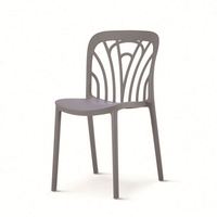 Chaises de salle à manger ultramince en plastique empilables, mobilier d'usine, Design moderne avec polypropylène, nouveau modèle