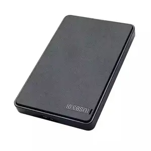 プラスチック製外付けハードドライブエンクロージャーケースSATA-USB 3.0 HDD2.5インチケースボックス