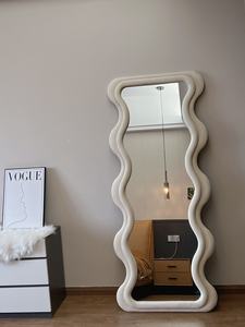 装饰大波浪镜全长形状站立不规则大地板泰迪镜家居壁饰 - Product Image 5