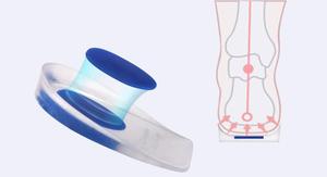 Herbruikbaar En Wasbaar Verhogen De Hoogte Met Zelfvertrouwen Pijnverlichting En Verhoogde Heldere Schoenen Gelhak Cup Materiaal - Product Image 6