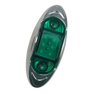 Accessoires ovale 12v 24v ambre rouge 6 Led camion remorque feu de position latéral pour voiture camion remorque camion van pick-up - Product Image 4