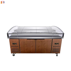 Barbecue Vitrine Réfrigérée Buffet Hot Pot Échelle En Acier Inoxydable Vaporisateur Glace Congélateur Commercial Personnalisé et Réfrigérateur - Product Image 1