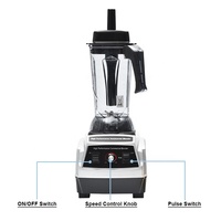 1500W Multifunctionele Commerciële Smoothie Fruitsap Groenteblender Voor Restaurant