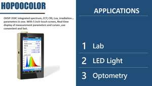 Düşük fiyat OHSP350C Chroma ve Lux metre aydınlatma metre spektrometre - Product Image 4