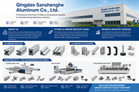 Profils en aluminium usinés industriels, extrusions en alliage 1050, pièces anodisées, fabrication sur mesure de haute qualité