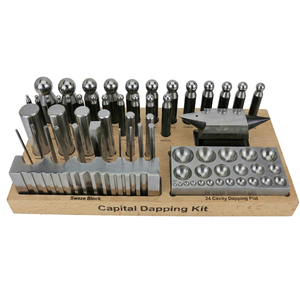 Support de perçage pour bijoux en fer, forme irrégulière, 12 trous, SUNTOOLS/STIPL, pour kit de fabrication de bijoux DIY - Product Image 1