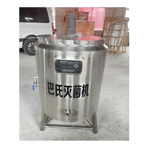 Pasteurisateur en acier inoxydable de 100 litres, 200 litres, 500 litres pour miel, jus de fruits, purée de fruits, ketchup, yaourt, lait - Product Image 1