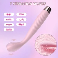 Vibromasseur puissant en forme de doigt pour débutantes, stimulateur du point G, baguette de massage vibrante pour femmes Dido