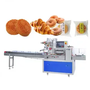 Factory supplying cranberry big bag small pocket scale cookies biscuits Fruits vegetables Pillow type packing machine