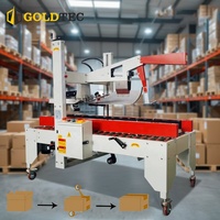 Machine à sceller les cartons Goldtec GTF-AT5050, entièrement automatique, réglable, pour petites boîtes