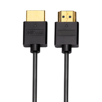 Câble PARAMOUNT en cuivre pur MÂLE-MÂLE pour connexion audio/vidéo 4K 60Hz, gaine en PVC pour moniteurs HDTV et projecteurs, 1,0 m