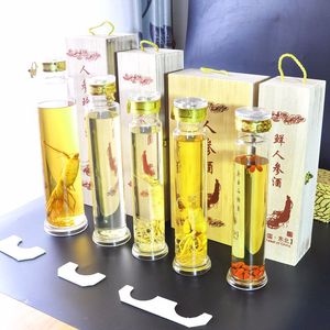 Bouteille de <span class=keywords><strong>vin</strong></span> à bulles de ginseng haut de gamme de 500 ml, 1 L, 1,5 L, 2 L, 2,5 L, 3 L avec boîte cadeau en bois de luxe ou boîte en mousse - Product Image 4