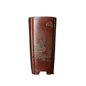 Maceta de Arcilla Morada para Orquídeas, Estilo Chino Clásico, Maceta Pequeña, Diseño Antiguo - Product Image 5